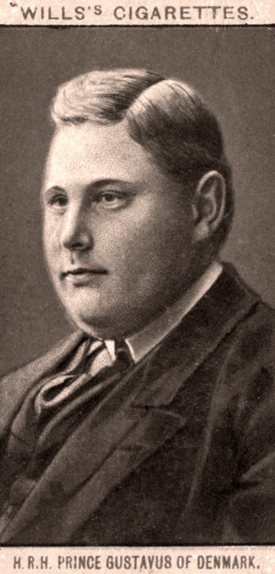 H.R.H Prince Gustavus of Denmark, 1908 by WD and HO Wills