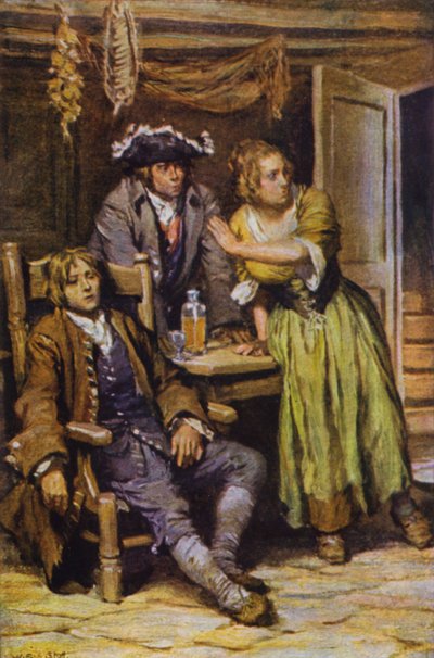 Illustration for Kidnapped by W.R.S. (after) Stott