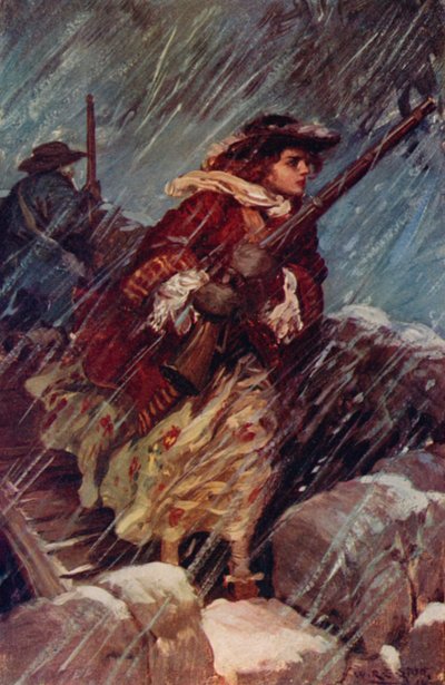 Madeleine De Vercheres, a heroine of Canada by W.R.S. (after) Stott