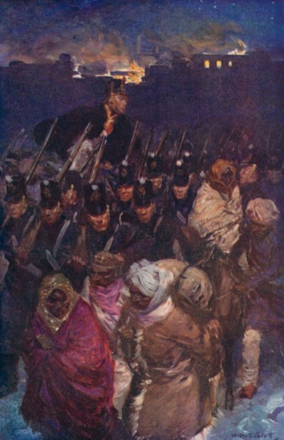 Retreat of the British Army from Kabul by W.R.S. (after) Stott