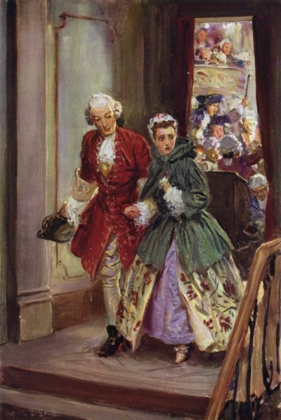 She Put Herself Under the Protection of a Young Nobleman by W.R.S. (after) Stott