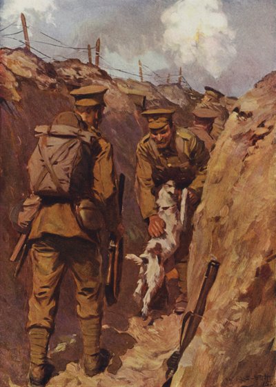 The wanderer sprang towards his master with delight by W.R.S. (after) Stott