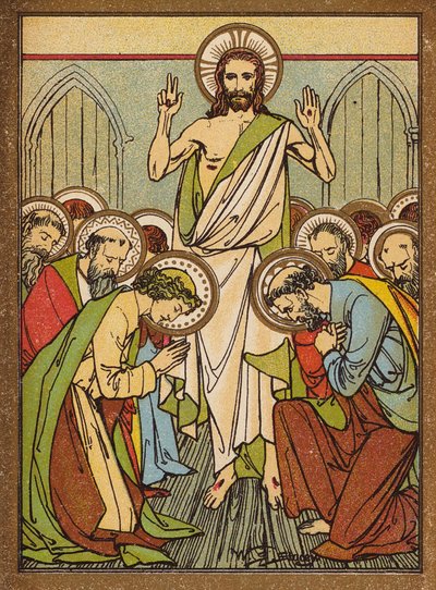 Jesus appears to the Apostles at Jerusalem by W.S. Stacey