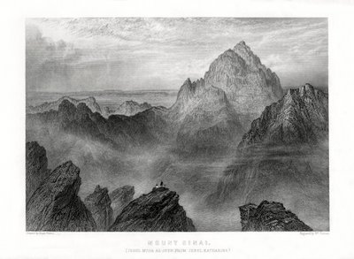 Mount Sinai: Jebel Musa as Seen from Jebel Katharina by W. Forrest