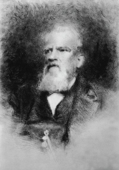 Portrait of Alberto Mazzucato, Italian composer by John Ward Dunsmore