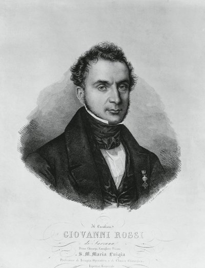 Portrait of Giovanni Rossi, Italian surgeon by John Ward Dunsmore