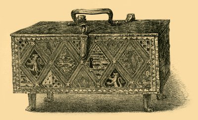 The Valence Casket, c1305-1312, 1881 by W. Harbutt