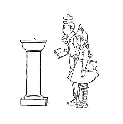 The Peas Were Presented In The Cabinet of Curiosities by William Heath Robinson