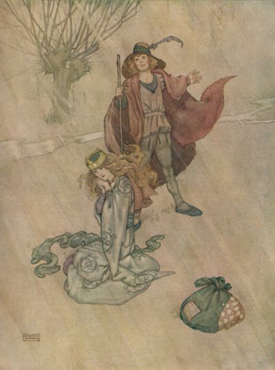 The Swineherd Scolded and the Rain Poured Down by William Heath Robinson
