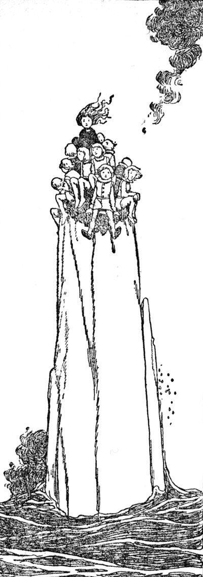 There Was Only Just Room for Her and Them by William Heath Robinson
