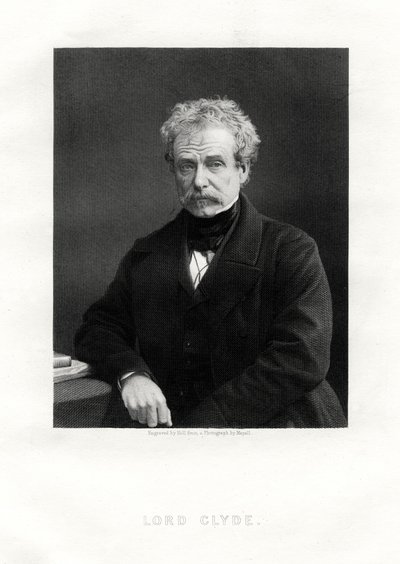 Colin Campbell, 1st Baron Clyde, Scottish soldier, 19th century by W. Holl