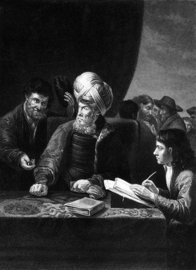 I do thee no wrong, didst not thou agree with me for a penny by W. Holl