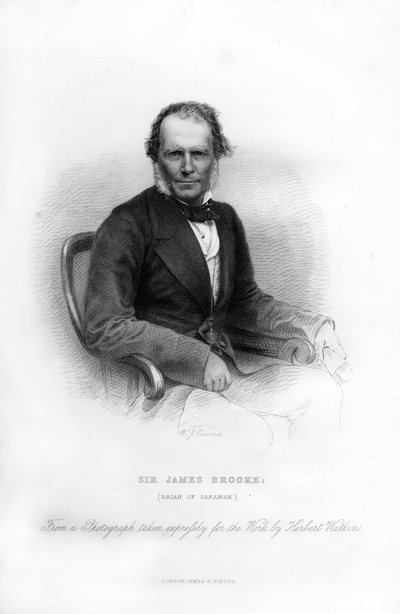 Sir James Brooke, Rajah of Sarawak by W. J. Edwards