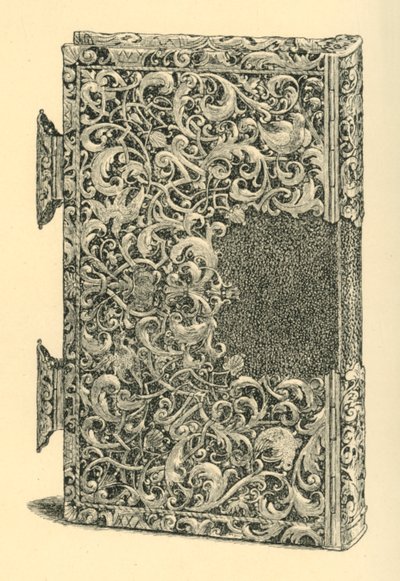 Silver gilt book cover, 1881 by W Jones