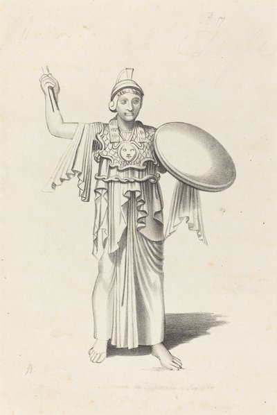 Minerva, From a Bronze by Daedalus by W. Walton after John Flaxman