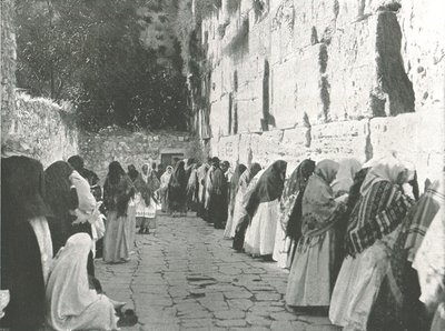 The Wailing Wall, Jerusalem, Palestine by W and S Ltd