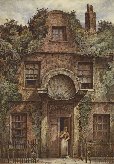 Doorway in Fairfax House, Putney by Waldo Sargeant