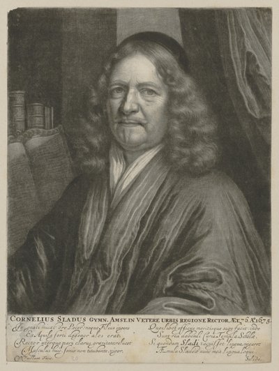 Portrait of Cornelis Sladus by Wallerant Vaillant