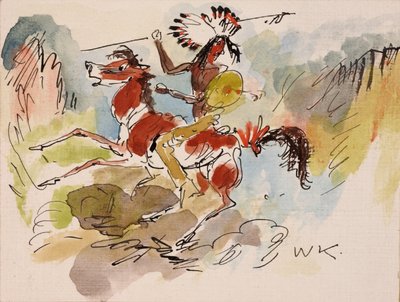 Indian on Horseback by Walt Kuhn
