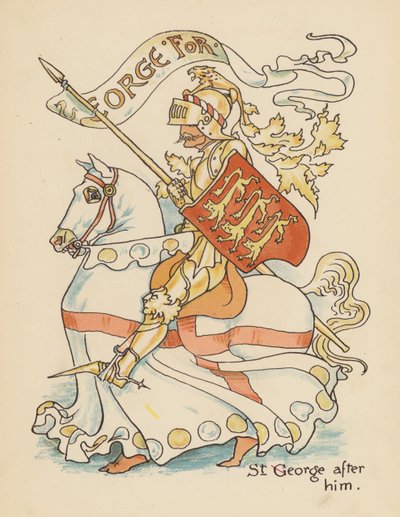 Illustration for Legends for Lionel by Walter Crane by Walter (after) Crane
