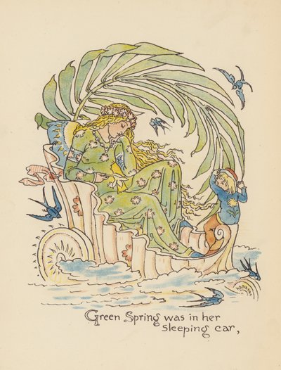 Illustration for Legends for Lionel by Walter Crane by Walter (after) Crane