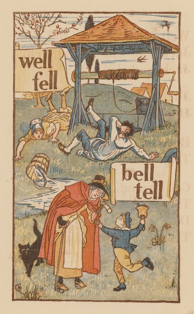 Page from The Golden Primer by Walter (after) Crane
