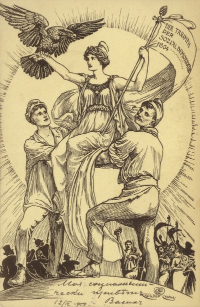 The Triumph of Social Democracy by Walter (after) Crane
