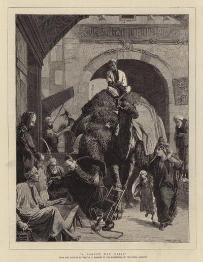 A Narrow Way, Cairo by Walter Charles Horsley