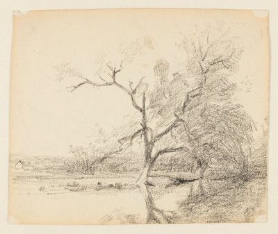 Sketch of Landscape by Walter Clark