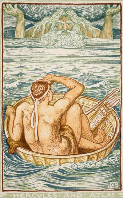 Hercules and Atlas, Illustration from 