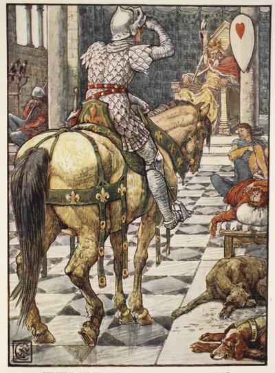 Percival Obtains the Shield of the Beating Heart, from 