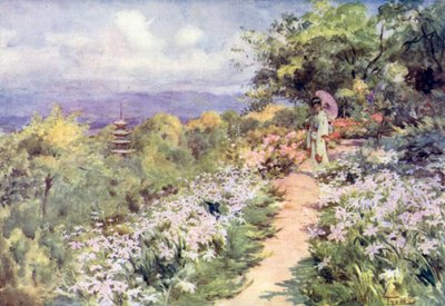 A Hillside Garden at Kyoto by Walter Frederick Roofe Tyndale