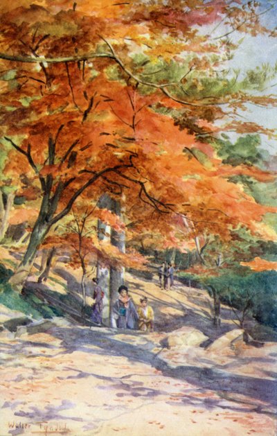 Maples at Omori, near Tokio by Walter Frederick Roofe Tyndale