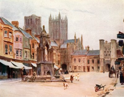 The Market Place, Wells by Walter Frederick Roofe Tyndale