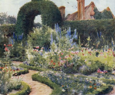 The New Forest: Garden near Brokenhurst by Walter Frederick Roofe Tyndale