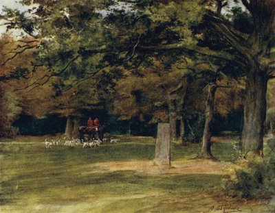 The New Forest: The Rufus Stone by Walter Frederick Roofe Tyndale