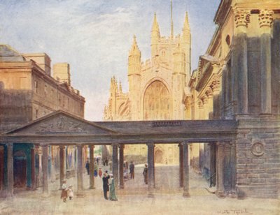 Bath Abbey and Pump-Room by Walter Frederick Roofe Tyndale