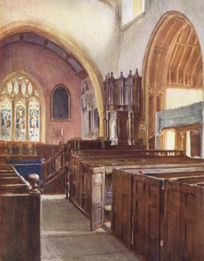Wessex: Puddletown Church by Walter Frederick Roofe Tyndale