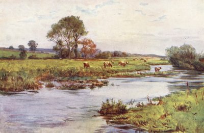 Wessex: The Frome above Dorchester, Casterbridge by Walter Frederick Roofe Tyndale