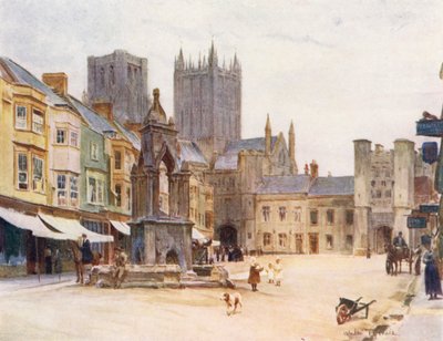 Wessex: The Market-Place, Wells by Walter Frederick Roofe Tyndale