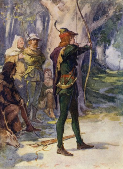 Illustration for Ivanhoe by Sir Walter Scott by Walter Grieve