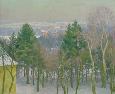 View of Krahenberg at Blankenese by Walter Heinrich Tanck