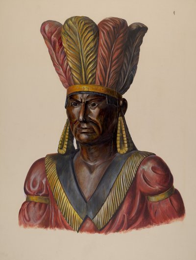 Cigar Store Indian by Walter Hochstrasser
