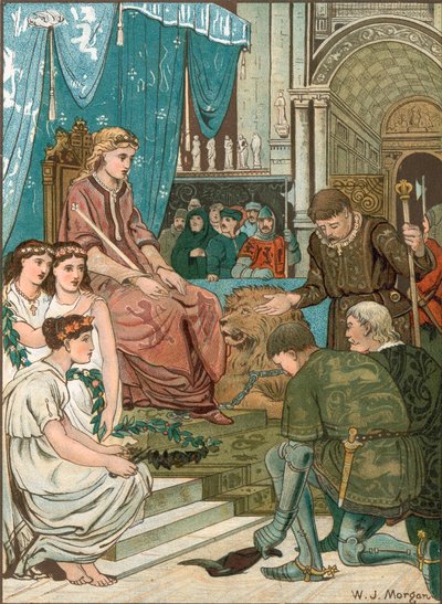 The Queen and the Two Knights by Walter Jenks Morgan