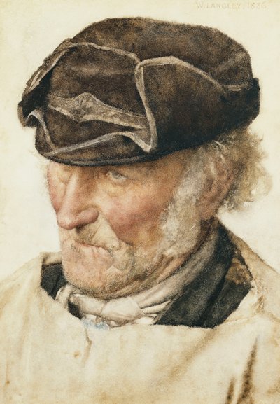 An Old Sea Salt by Walter Langley
