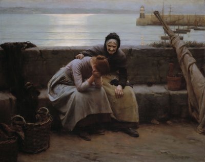 Never Morning Wore to Evening but Some Heart Did Break by Walter Langley