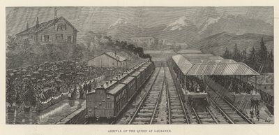 Arrival of the Queen at Lausanne by Walter Paget