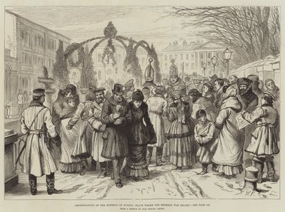 Assassination of the Emperor of Russia, Place where the Emperor was killed by Walter Paget