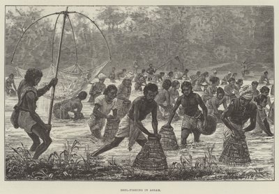 Beel-Fishing in Assam by Walter Paget