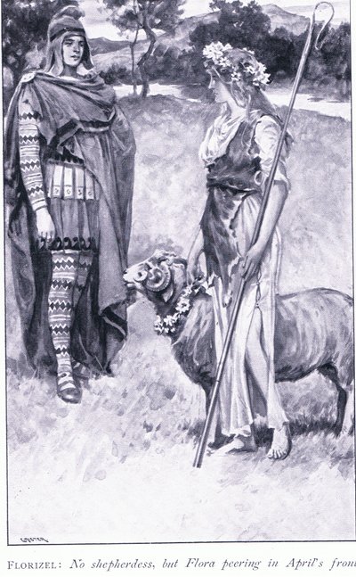 Florizel: No Shepherdess, but Flora Peering in April